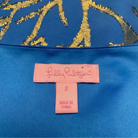 Lilly Pulitzer Miri Silk Caftan Dress - Picture 11 of 11